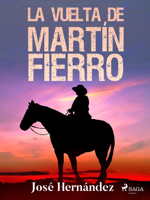 Title details for La vuelta de Martín Fierro by José Hernández - Available